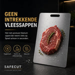 SafeCut™ 100% Titanium Cutting Board | Plastic-Free & Odor-Free