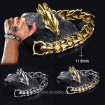 Viking Dragon Bracelet & Necklace | Norse Strength & Style