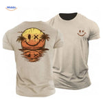 SmileyWave™ T-Shirt | Soft Breathable Cotton & Bold Summer Print