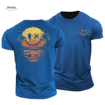 SmileyWave™ T-Shirt | Soft Breathable Cotton & Bold Summer Print