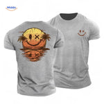 SmileyWave™ T-Shirt | Soft Breathable Cotton & Bold Summer Print