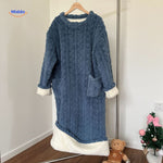 Snugglewear™ Blanket Robe | Soft Fleece With Pockets & Winter Warmth