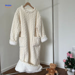 Snugglewear™ Blanket Robe | Soft Fleece With Pockets & Winter Warmth