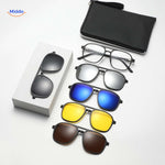 Solvizo™ Sunglasses Set | Polarized Clarity & Magnetic Style
