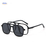 Solvizo™ Sunglasses Set | Polarized Clarity & Magnetic Style