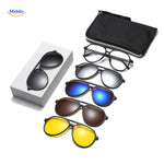 Solvizo™ Sunglasses Set | Polarized Clarity & Magnetic Style