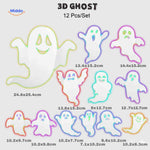 SpookLight™ Lamp | 3D Halloween LED Bats & Spiders Wall Decor