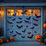 SpookLight™ Lamp | 3D Halloween LED Bats & Spiders Wall Decor