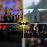 SpookLight™ Lamp | 3D Halloween LED Bats & Spiders Wall Decor