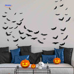 SpookLight™ Lamp | 3D Halloween LED Bats & Spiders Wall Decor