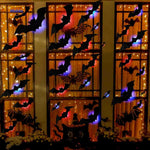 SpookLight™ Lamp | 3D Halloween LED Bats & Spiders Wall Decor