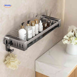 Storiva™ Suction Cup Shelf | No-Drill Wall Storage & Rust-Proof Basket