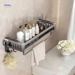 Storiva™ Suction Cup Shelf | No-Drill Wall Storage & Rust-Proof Basket