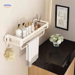 Storiva™ Suction Cup Shelf | No-Drill Wall Storage & Rust-Proof Basket