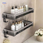 Storiva™ Suction Cup Shelf | No-Drill Wall Storage & Rust-Proof Basket
