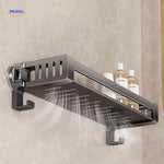 Storiva™ Suction Cup Shelf | No-Drill Wall Storage & Rust-Proof Basket