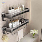 Storiva™ Suction Cup Shelf | No-Drill Wall Storage & Rust-Proof Basket
