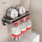 Storiva™ Suction Cup Shelf | No-Drill Wall Storage & Rust-Proof Basket