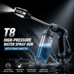 Solarix™ High Pressure Water Gun | Garden Hose Power & Foam Wash