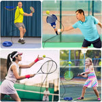 Solarix™ TennisPro Trainer | Solo Practice & Elastic Rebound Cord