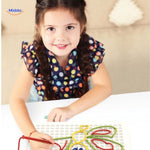 ThreadArt™ Builder | Creative String Puzzle for Kids & Screen-Free Learning