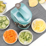Vega™ Spiralizer | Vertical Hand-Crank Vegetable Cutter & Salad Maker