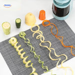 Vega™ Spiralizer | Vertical Hand-Crank Vegetable Cutter & Salad Maker