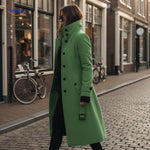 Veloura™ Coat | Elegant Button-Front Women's Coat & Warmth