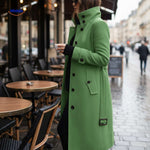 Veloura™ Coat | Elegant Button-Front Women's Coat & Warmth