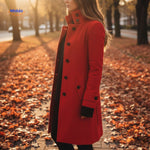 Veloura™ Coat | Elegant Button-Front Women's Coat & Warmth