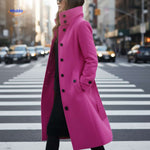 Veloura™ Coat | Elegant Button-Front Women's Coat & Warmth