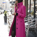 Veloura™ Coat | Elegant Button-Front Women's Coat & Warmth