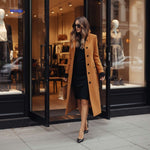 Veloura™ Coat | Elegant Button-Front Women's Coat & Warmth