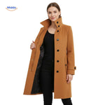 Veloura™ Coat | Elegant Button-Front Women's Coat & Warmth