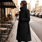 Veloura™ Coat | Elegant Button-Front Women's Coat & Warmth
