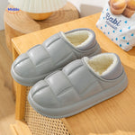 WarmStep™ Plus | Cotton Slippers with Anti-Slip Sole & Removable Velvet Lining