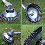 Weedmaster™ Wire-Wheel Weed Brush | Chemical-Free Lawn & Garden Care