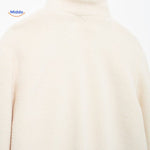 CozyLuxe™ Teddy Wool Coat | High Collar & Soft Faux Lambswool