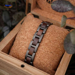 Woodforge™ Bracelet | Wood & Metal, Rugged Design and All-Day Comfort
