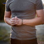 Woodforge™ Bracelet | Wood & Metal, Rugged Design and All-Day Comfort