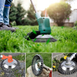 Weedmaster™ Wire-Wheel Weed Brush | Chemical-Free Lawn & Garden Care