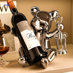 HandmadeBear™ Wine Bottle Holder | Rustic Charm & Handcrafted Design