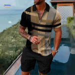 Zippora™ Set | Breathable Zip Shirt & Matching Shorts