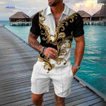 Zippora™ Set | Breathable Zip Shirt & Matching Shorts