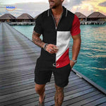 Zippora™ Set | Breathable Zip Shirt & Matching Shorts